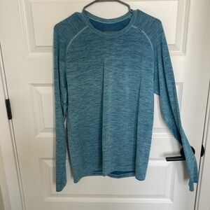 Blue Long Sleeve lululemon Top